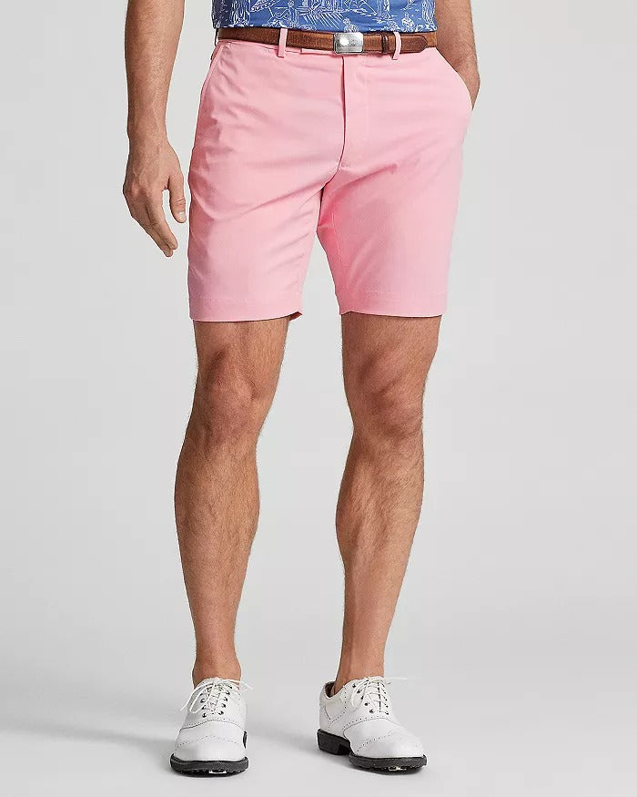 Polo Ralph Lauren RLX Mens Stretch Twill Tailored Fit 9" Shorts 33 Pink
