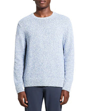 Theory Mens Mauno Crewneck Sweater Light Blue Large