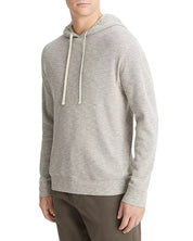 Vince Mens Regular fit Long Sleeve Hoodie Sweater XL Light Grey Solid