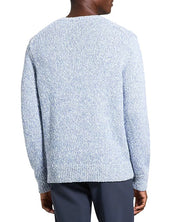 Theory Mens Mauno Crewneck Sweater Light Blue Small