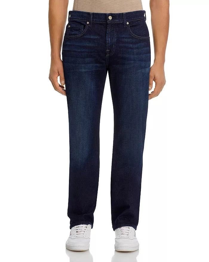 7 For All Mankind Austyn Relaxed Straight Leg Jeans in Los Angeles Blue Size 40