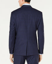 Lauren Ralph Lauren Mens Regular fit Suit Jacket Blazer 42 R Navy Blue Check