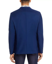 Hugo Boss Mens Aldons Extra-Slim fit Suit Jacket Blazer 38 R Blue Solid