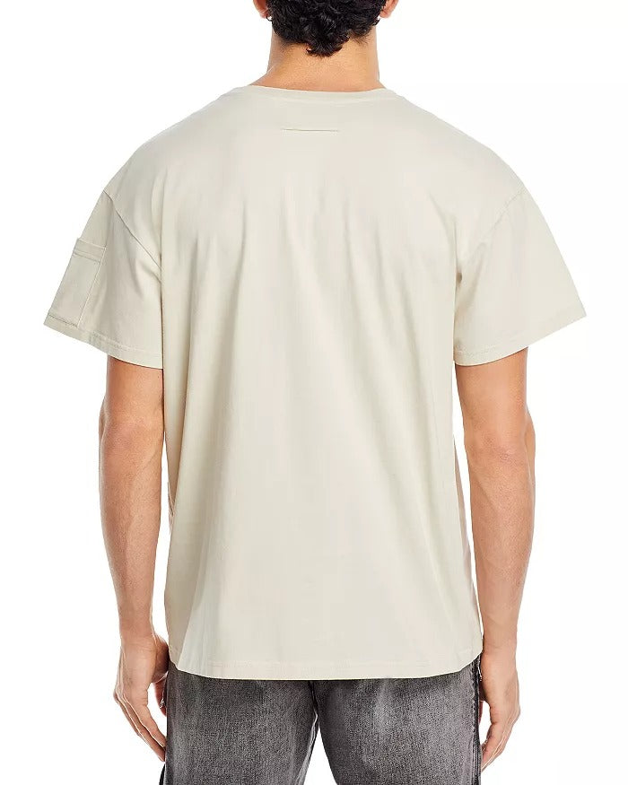 Mm6 Maison Margiela Mens Regular fit Short Sleeve T-Shirt Shirt XXL Beige Solid