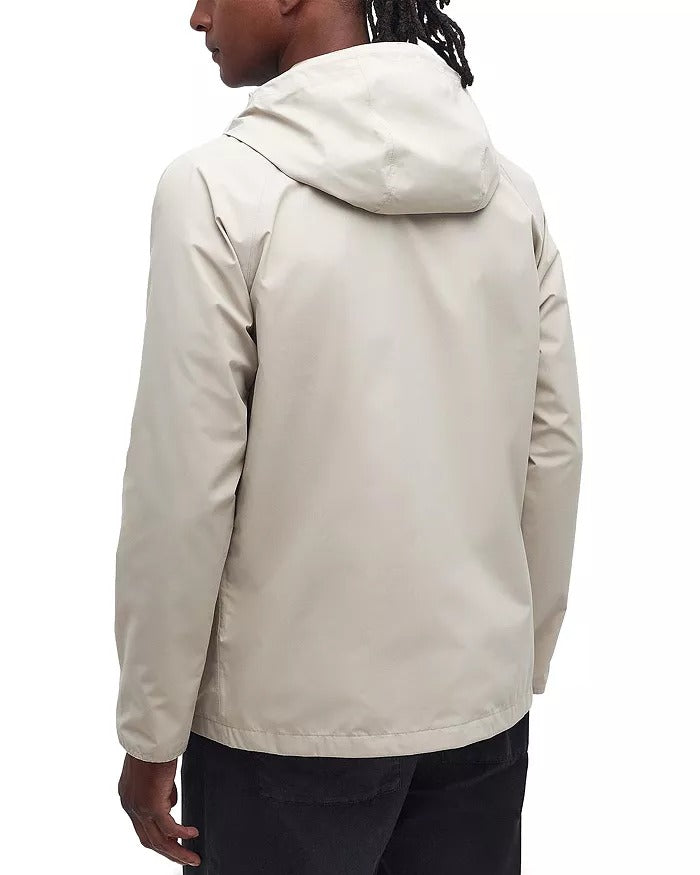 Barbour Mens Hooded Domus Jacket XXL 2XL Mist Beige