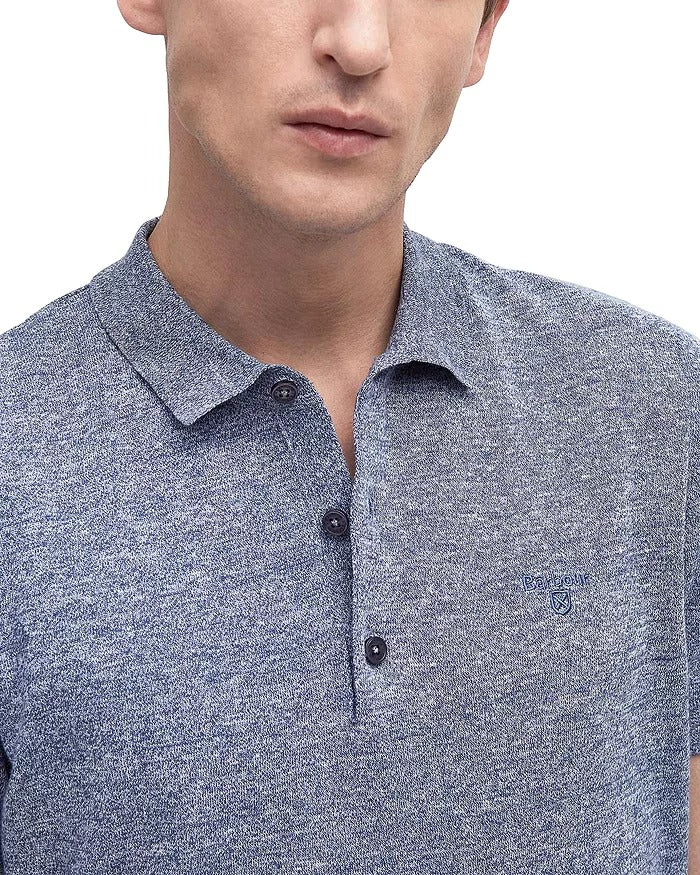 Barbour Mens Regular fit Short Sleeve Polo Shirt XL Blue