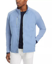 Peter Millar Mens Regular fit Quilted Hybrid Coat XXL Blue Solid Waterproof