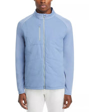 Peter Millar Mens Regular fit Quilted Hybrid Coat XXL Blue Solid Waterproof