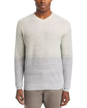 Peter Millar Crown Crafted Camden High V Neck Striped Sweater XXL Beige