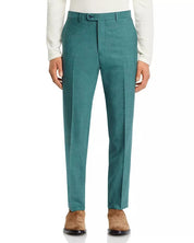 John Varvatos Star USA Mens Tic Weave Slim Fit Suit Dress Pants Size 32 Green