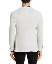 John Varvatos Star USA Jersey Slim Soft Construction Sport Coat 38R Light Grey