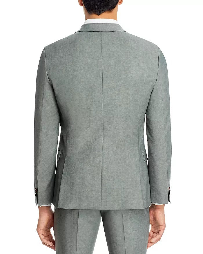 HUGO BOSS Mens Arti Melange Extra Slim Fit Suit Jacket Sport Coat 44R Green