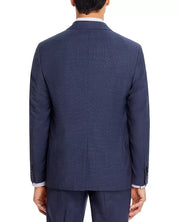 Theory Mens Chambers Houndstooth Slim Fit Suit Jacket 42R Navy Blue Sport Coat