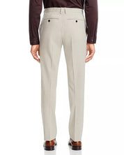Theory Mayer Stretch Wool Slim Fit Suit Dress Pants Size 32 Beige Tan Sand