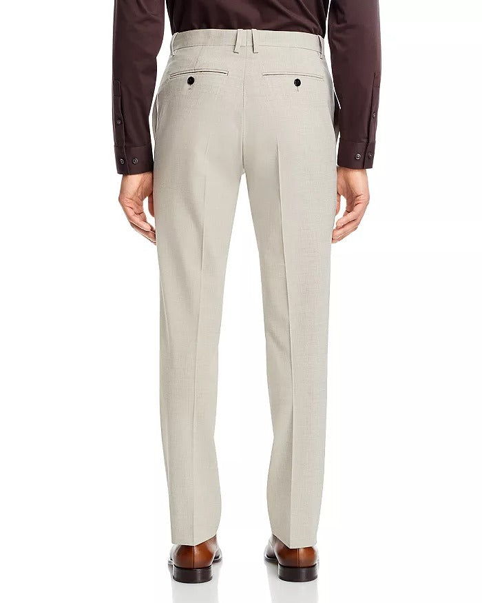 Theory Mens Mayer Slim fit Dress Pants 32 / 34 Beige Solid Stretch