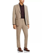 Paul Smith Mens Brierley Tailored Fit Suit 42L / 36W Light Brown Flat Pant