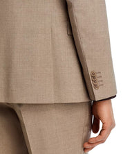 Paul Smith Mens Brierley Tailored Fit Suit 42L / 36W Light Brown Flat Pant