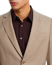 Paul Smith Mens Brierley Tailored Fit Suit 42L / 36W Light Brown Flat Pant