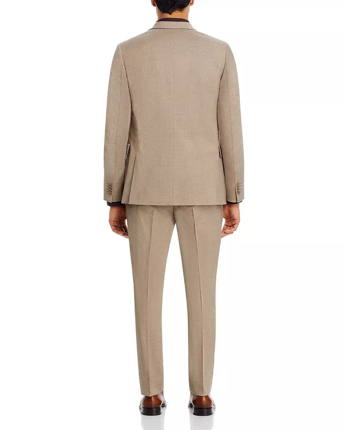Paul Smith Mens Brierley Tailored Fit Suit 42L / 36W Light Brown Flat Pant