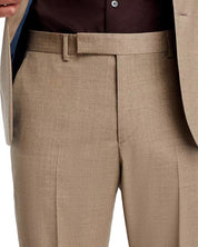 Paul Smith Mens Brierley Tailored Fit Suit 42L / 36W Light Brown Flat Pant