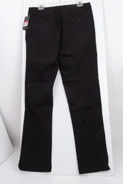 Galaxy By Harvic Mens Regular fit Golf Pants 34 / 32 Black Solid Stretch