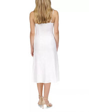 MICHAEL Michael Kors Womens Sequin Midi Slip Dress XS White