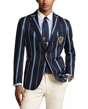 Polo Ralph Lauren Soft Tailored Wool Cricket Blazer Sport Coat 42R Navy Blue