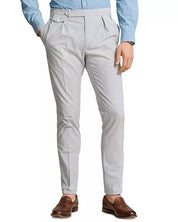 Polo Ralph Lauren Mens Pleated Seersucker Suit Dress Pants Blue White 38 x 34
