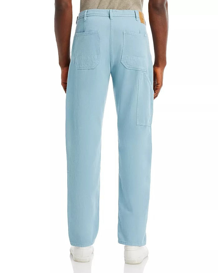 Paul Smith Mens Regular fit Carpenter Pants 30 / 30 Light Blue Solid