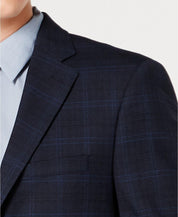 Calvin Klein Men's Slim-Fit Wool Suit Jacket Navy 40R