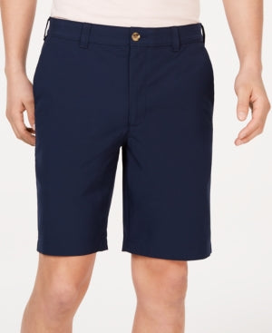 Club Room Mens Repreve Water Resistant Tech Bermuda Shorts Navy Blue 34