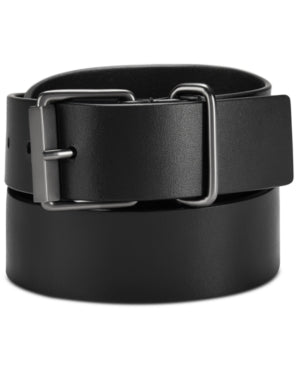 Calvin Klein Mens Leather Belt Black 30