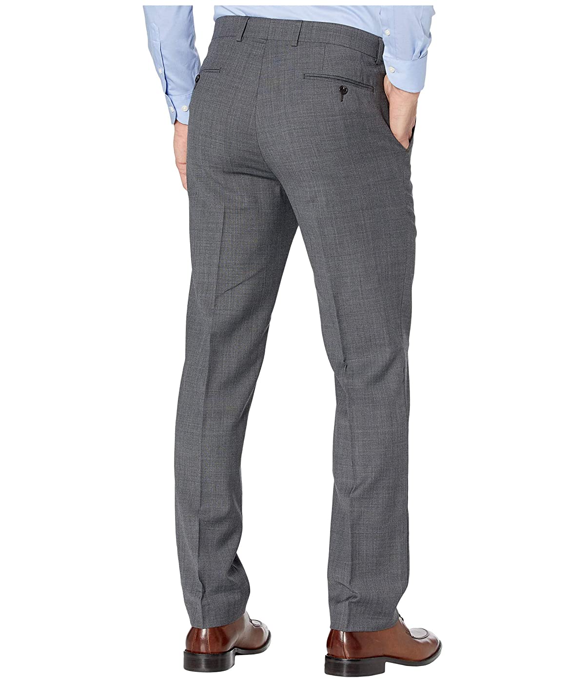 Lauren Ralph Lauren Mens UltraFlex Dress Suit Pants Grey Sharkskin 42 x 30