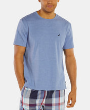 Nautica Men's Pajama T-Shirt Blue Heather Large