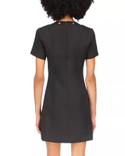 MICHAEL Michael Kors Womens Lace Up Mod Dress Size 14 Black