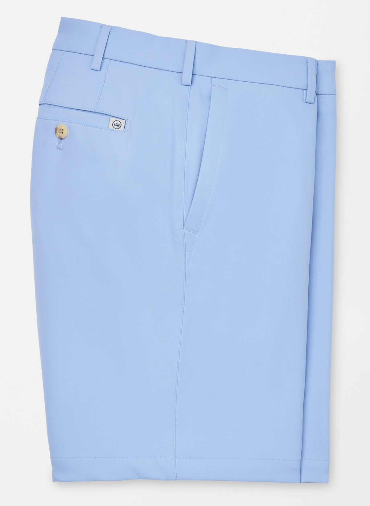 Peter Millar Mens Regular fit Casual Shorts 32 / 9 Blue Solid