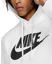 Nike Men's Sportswear Fleece Hoodie White Sweatshirt XL