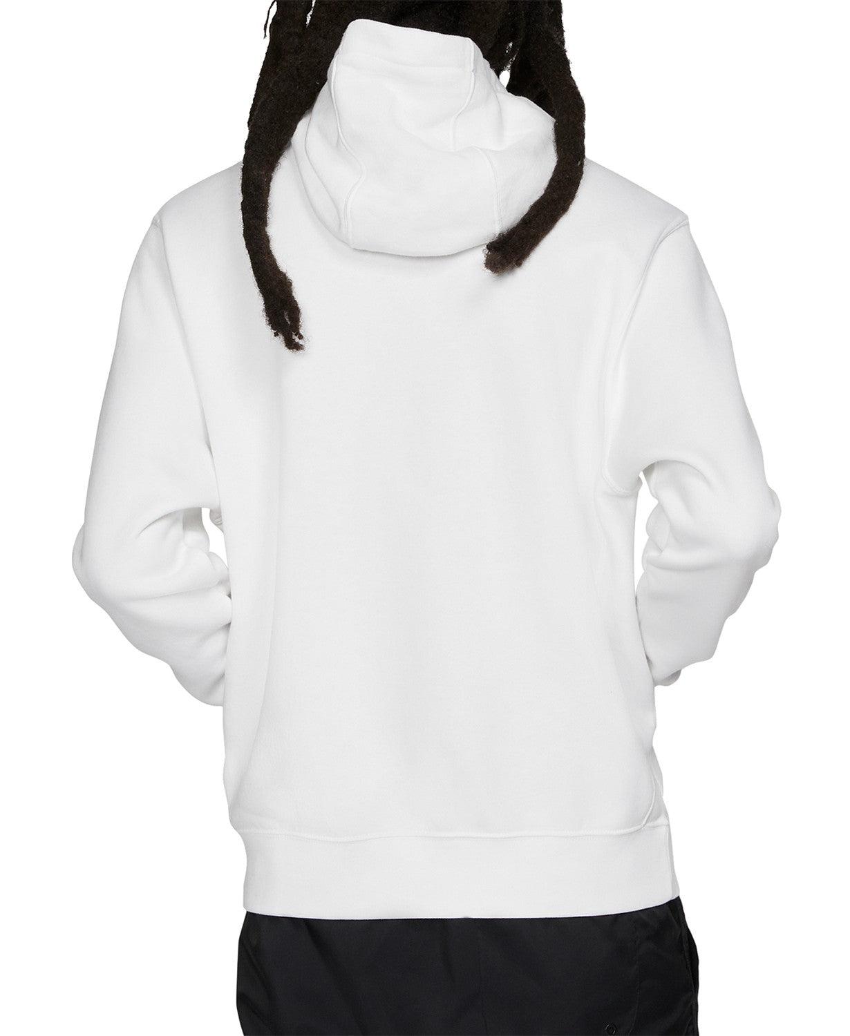 Nike Mens Regular fit Long Sleeve Graphic Hoodie Sweatshirt Large White Solid
