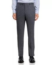 Hart Schaffner Marx Mens Regular fit Dress Pants SIZE 30 Grey Solid Stretch Wool