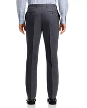 Hart Schaffner Marx Mens Regular fit Dress Pants SIZE 30 Grey Solid Stretch Wool