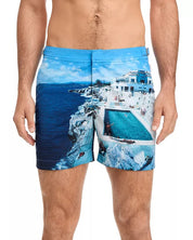 Orlebar Brown Bulldog Hulton Getty Photo Print Regular Fit 6 Swim Trunks Size 38