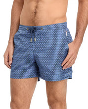 Orlebar Brown Setter Draw Perez Geo Print Regular Fit 4.5" Swim Trunks Size 34