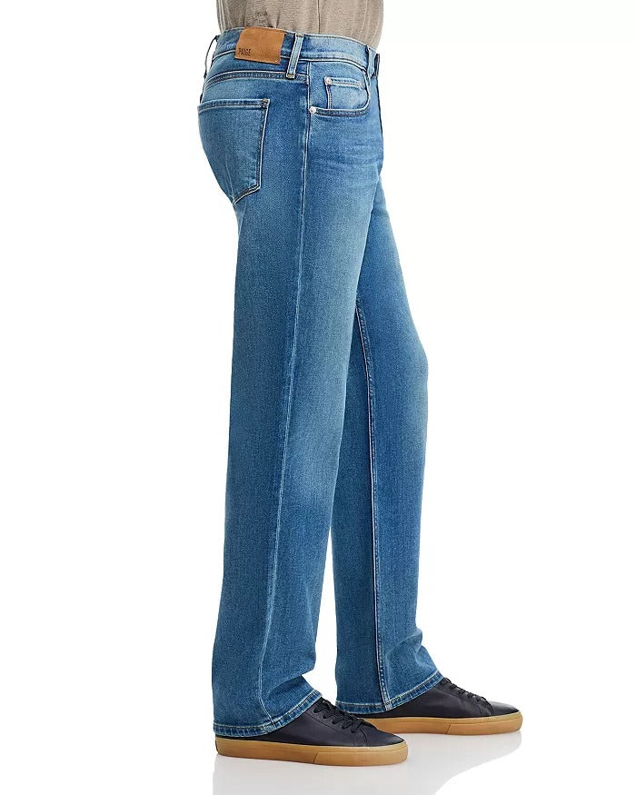 Paige Mens Doheny Relaxed fit Denim Jeans 34 / 34 Blue Solid