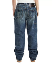 Vayder Mens Straight fit Carpenter Denim Jeans 34 / 32 Savoy Blue