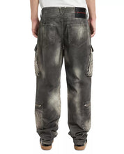 Vayder Mens Tapered fit Cargo Pants 32 / 32 Black