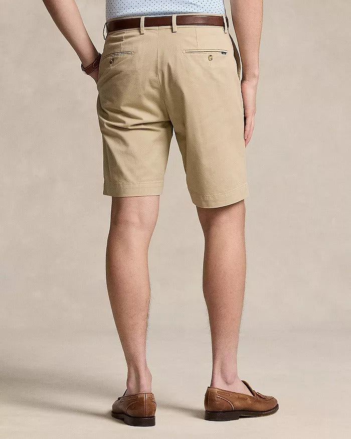 Polo Ralph Lauren Mens Suffield Solid Chino Shorts Size 33 Beige Khaki