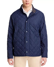 Peter Millar Mens Crown Suffolk Quilted Jacket Coat Medium Navy Blue
