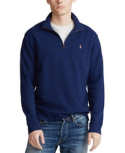 Polo Ralph Lauren Men's Big & Tall Estate-Rib Quarter-Zip Sweater 3XLT Navy Blue