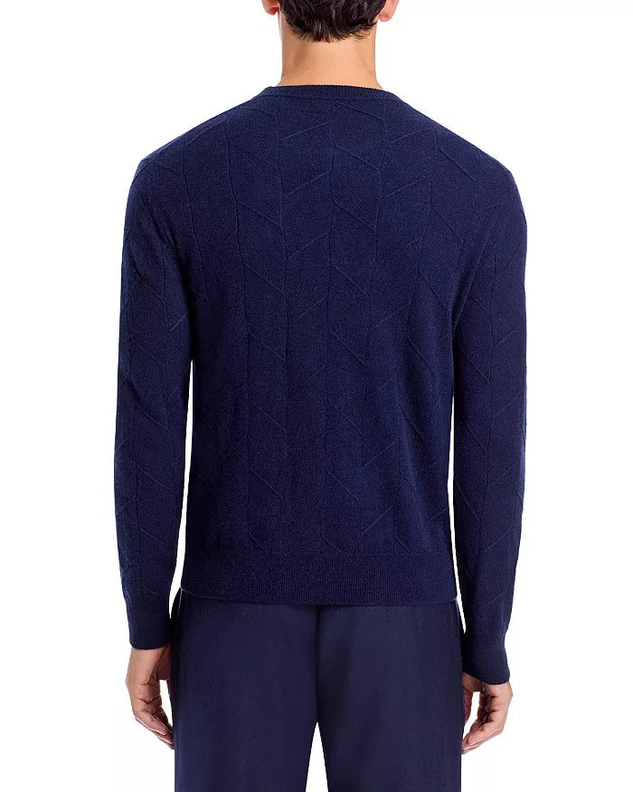 The Men's Store At Private Label Mens Regular fit Crewneck Sweater Medium Blue