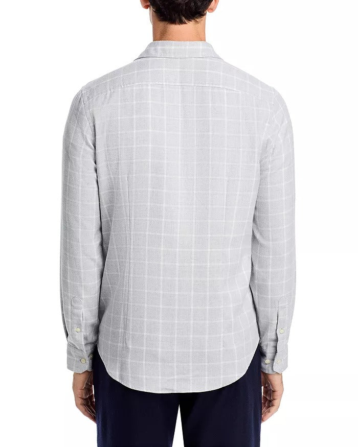 The Men's Store At Private label Mens Regular fit Button-Up Shirt Small Grey